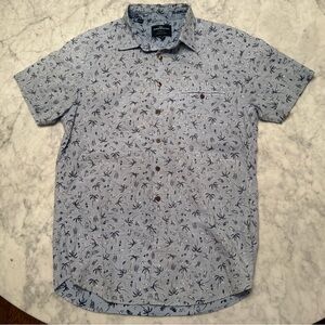 Men’s Rodd & Gunn Navy & Blue Island Floral Casual Shirt Medium